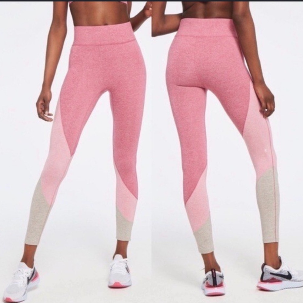 We over Me High-Waist Colorblock Performance Leggings Womens size small